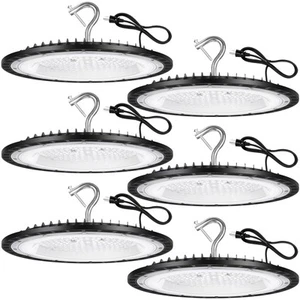 6 Pack 150W UFO Led High Bay Light Fixture,5000K Daylight Commercial Shop Bay... - Picture 1 of 6