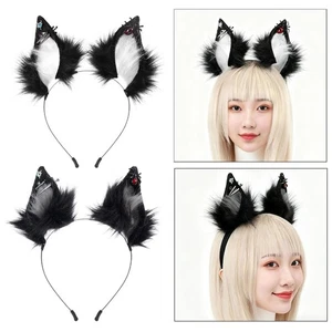 Halloween Ear Headband Photo Props Stylish Party Costume Headwrap Headpiece - Picture 1 of 15