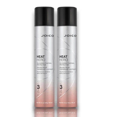 2 X JOICO HEAT HERO #3 GLOSSING THERMAL PROTECTOR 5.1 OZ -NEW Reduce Split End - Image 1 of 2