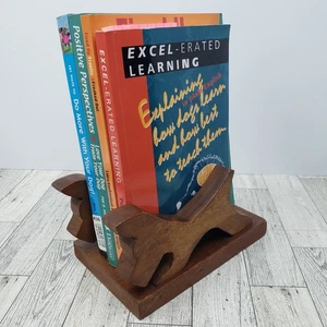 Vintage Schnüffeln Hund Holz Serviettenhalter Post Organizer Buch Toast Halter - Bild 1 von 13