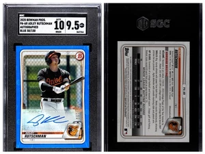 2020 Bowman Prospects Auto Blue /150 Adley Rutschman #PA-AR SGC 9.5 Auto 10 - Bild 1 von 1