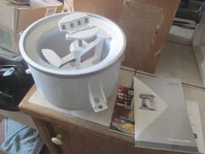KitchenAid Ice Cream Maker Attachment KAICAPOO New In Box - Picture 1 of 7