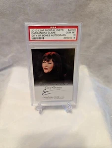 City of Bones Cassandra Clare Auto 2013 Leaf The Mortal Instruments PSA 10 Pop-1 - Picture 1 of 2