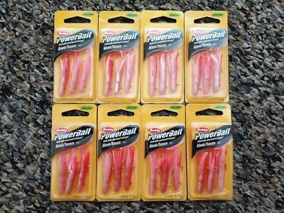 (8 paquetes) Berkley Powerbait Atomic Teasers 1/32 oz tubo plantilla señuelos de pesca lote paquete Foto 1 de 3