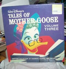 SEALED Disneyland Record Walt Disney's TALES OF MOTHER GOOSE VOLUME THREE LP1963