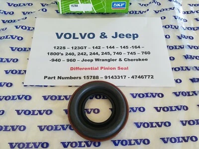 Volvo 122S 1800's 140 Series 240 & 260 Series 740 745 760 780 740 Pinion Seal - Image 1 of 3