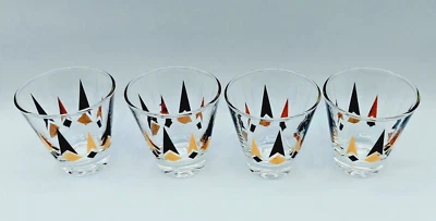 Gafas de tiro vintage Anchor Hocking Golden Peaks/Atomic Arrow negras/doradas/1964 Foto 1 de 4