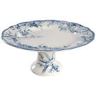 222 Fifth Adelaide Blue and White Cake Stand 11577655