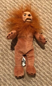 WIZARD OF OZ Cowardly Lion Plush Beanie Warner Bros. Studio Store 1998 No Tags - Picture 1 of 6