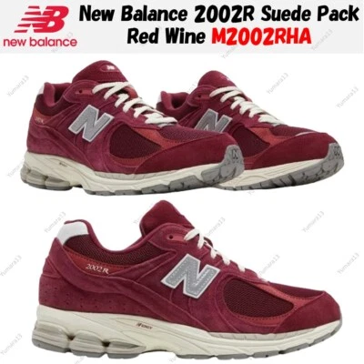 New Balance 2002R Suede Pack Red Wine M2002RHA Men's Size - Image 1 of 4