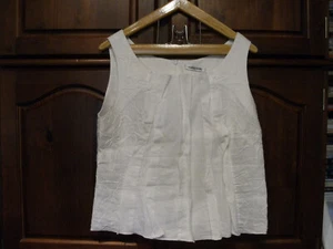 debardeur top christine Laure --100%lin doublure coton - - Picture 1 of 2