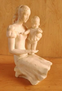 Russian Ukrainian Soviet author's sculpture bust statue mother child realism - Picture 1 of 10