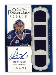 2008-09 O-PEE-CHEE PREMIER #50 ROOKIE JERSEY AUTO /299 STEVE MASON - Picture 1 of 1