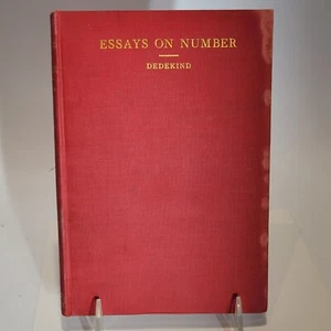 Essays on the Theory of Numbers by Richard Dedekind 1901 1st Printing - Foto 1 di 5