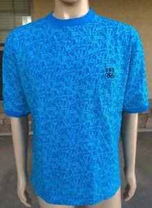 Vintage USA Olympic World Class Performance BMW All Over Print USA Made Size XL - Picture 1 of 11