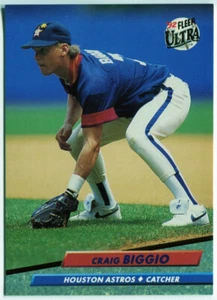 1992 Fleer Ultra #199 Craig Biggio Houston Astros - Picture 1 of 2