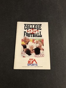 bill walsh college football 95 sega genesis manual