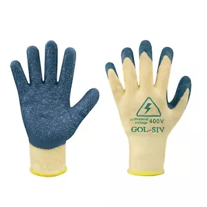 Electrical Insulated Gloves, 400V High Voltage Resistance Electrician Safety - Picture 1 of 6