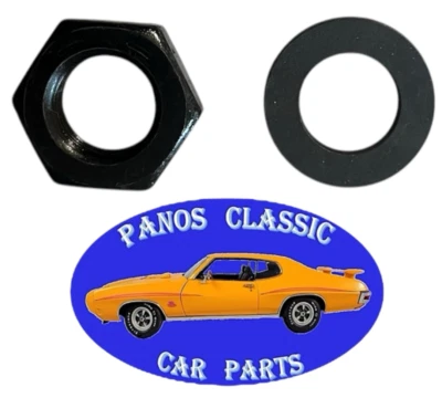 Columna de volante GM 1969-1977 9/16"-18 tuerca hexagonal y arandela 1 pieza #645 Foto 1 de 4