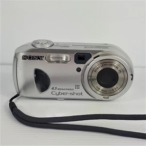 Sony Cyber-shot digital camera DSC-P73 (4.1 mega pixels) NOT WORKING PARTS ONLY - Picture 1 of 10