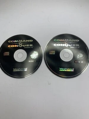 Command and Conquer PC Game Disc - Disc 1 & Disc 2 Windows 95 - Image 1 of 4