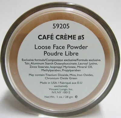 VINCENT LONGO Loose Face Powder #5 CAFE CREME Matte Finish 1oz - Image 1 of 2