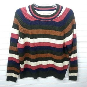 Astr The Label Womens Size M Multi Color Ribbed Sweater - Bild 1 von 8