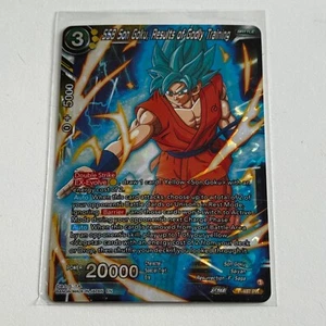 Dragon Ball Super TCG SSB Son Goku, Resultados de Entrenamiento Divino P-497 PR PROMO CASI NUEVO - Imagen 1 de 1