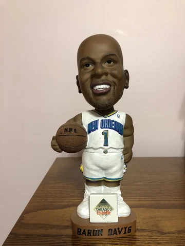 VINTAGE & RARE BARON DAVIS NEW ORLEANS HORNETS BOBBLEHEAD NO BOX Cover