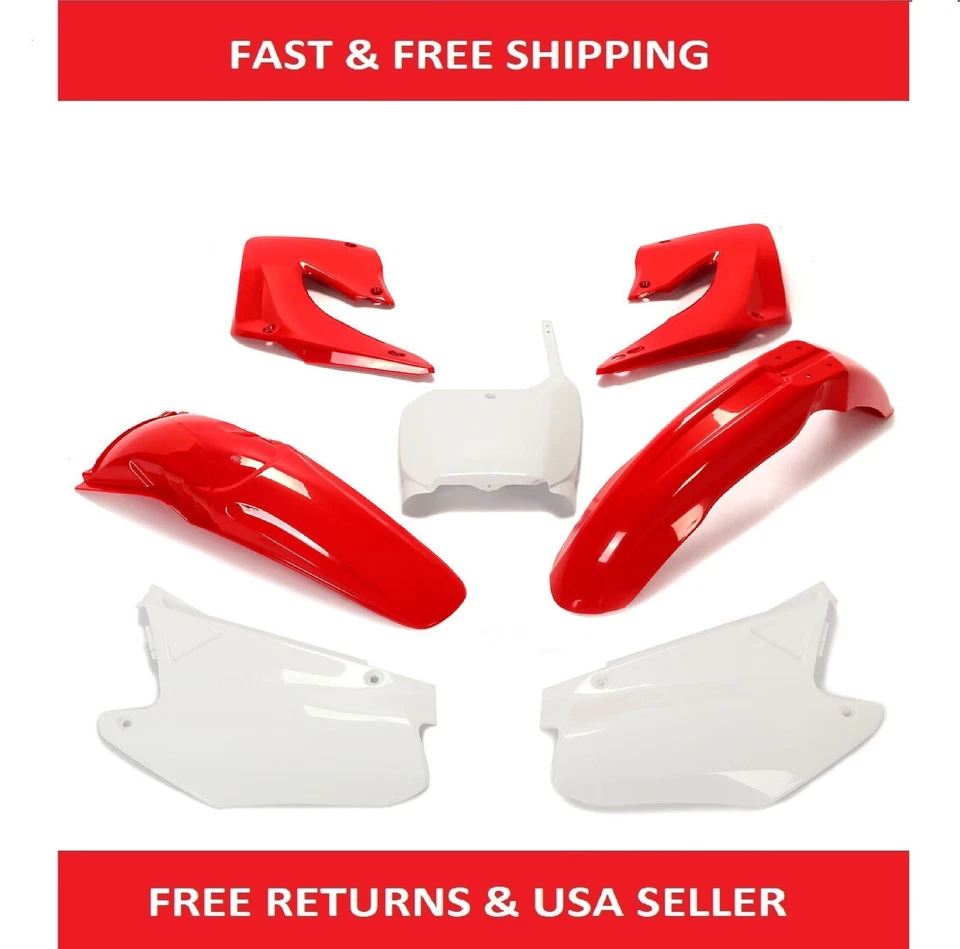 Kit de guardabarros completo de plástico para Honda CR125R CR250R 2000-2001 Foto 1 de 4