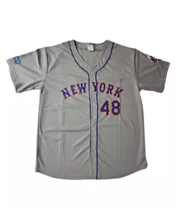 New York Mets MLB Jersey Jacob DeGrom Away Citi Field SGA Baseball Men XL NWOT - Picture 1 of 12