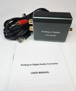 48KHz Digital to Analog Converter, LPCM Coaxial Optical Convert to L/R RCA - Picture 1 of 8