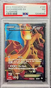 Charizard EX Full Art Ultra Rare #100 PSA NM 7 Pokemon 2014 XY Flashfire FA - Picture 1 of 1