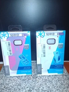 Samsung Galaxy S6 Cell Phone Case By Speck. White (OR) Pink w/Gray In Stock. - Picture 1 of 4