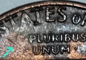 1982 Lincoln Penny ~ "E" in E Pluribus is very weak ~ almost gone. - Bild 1 von 5