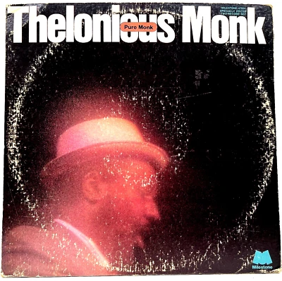Thelonious Monk Pure Monk 1973 Vinyl Milestone Records Remastered - Image 1 of 4