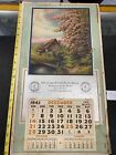 1941 Vint Advertising Calendar Mccoullough Service Station Sterling gas Oil PA