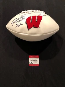 Joe Thomas Signed Autograph Wisconsin Badgers Football!! COA CAS Cleveland - Picture 1 of 5
