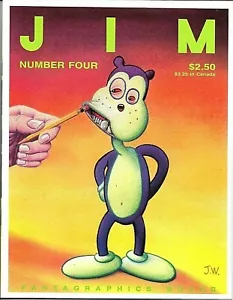 Jim Comic Magazine Volumen 1 #4/Jim Woodring/Fantagraphics/1990/Primera impresión/fino - Imagen 1 de 2