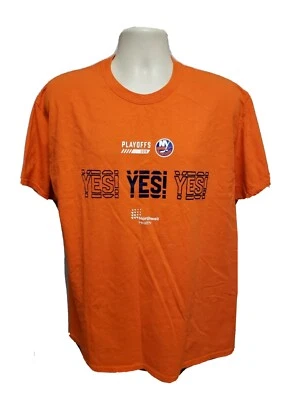 Camiseta New York Islanders Playoffs Yes Yes Yes 2019 naranja adulto XL Foto 1 de 4
