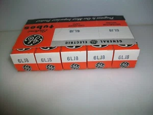 NOS SLEEVE OF 5 GE 6LJ8 TUBES - Picture 1 of 3