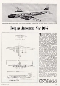 Informe de aeronaves Douglas DC-7 14/07/2024b - Imagen 1 de 1