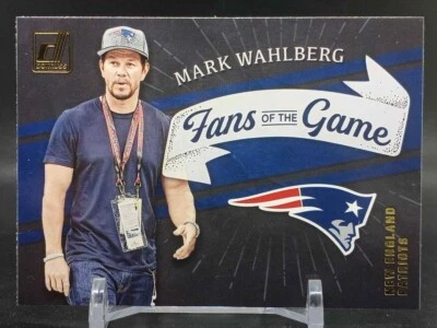 Mark Wahlberg 2022 Panini Donruss Fans Of The Game New England Patriots - Image 1 of 2