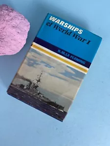 Warships Of World War I by H M Le Fleming 1970 Hardcover Book - Foto 1 di 11