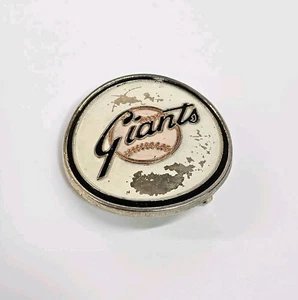 Vtg 70's San Francisco Giants Belt Buckle Major League Baseball MLB Script Logo - Picture 1 of 11