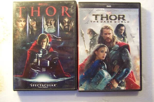 Thor & Thor: The Dark World--DVD--Widescreen--EXCELLENT CONDITION - Picture 1 of 1