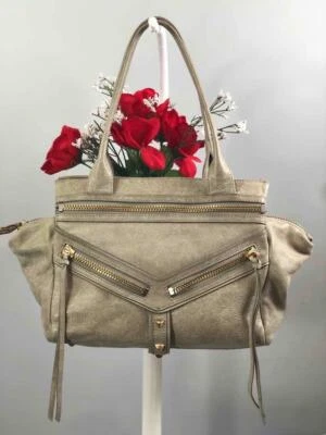 BOTKIER Trigger Metallic Grey Leather Shoulder Bag - Image 1 of 4