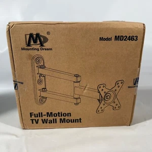 Mounting Dream UL Full Motion Monitor Wall Mount TV 10-26" Bracket MD2463 New - Picture 1 of 6