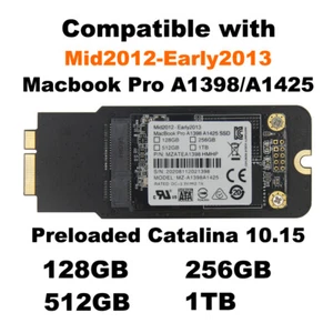 NEW 128GB 256GB 512GB 1TB SSD For Mid 2012 Early 2013 MacBook Pro A1425 A1398 - Picture 1 of 10