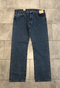 Vintage Y2K Levis 501XX Herren 41x36 (ACTUAL) Straight Leg Button Fly Medium Wash - Bild 1 von 11
